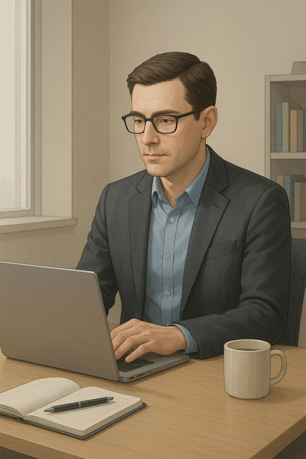 Generic iGaming content author illustration